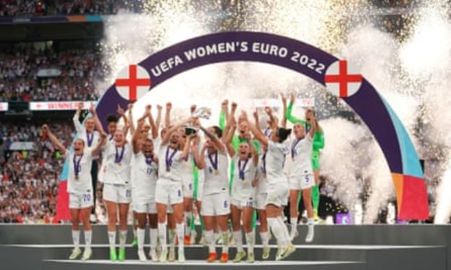 Roar of the Lionesses… England win the UEFA Women’s Euro 2022 final, 31 July 2022.