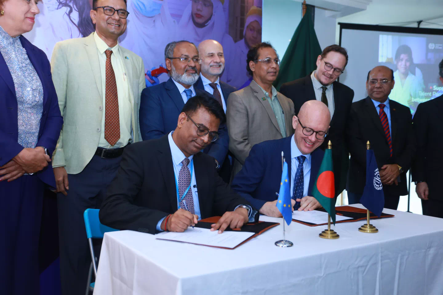 Signing ceremony of ILO EU Talent Partnership project